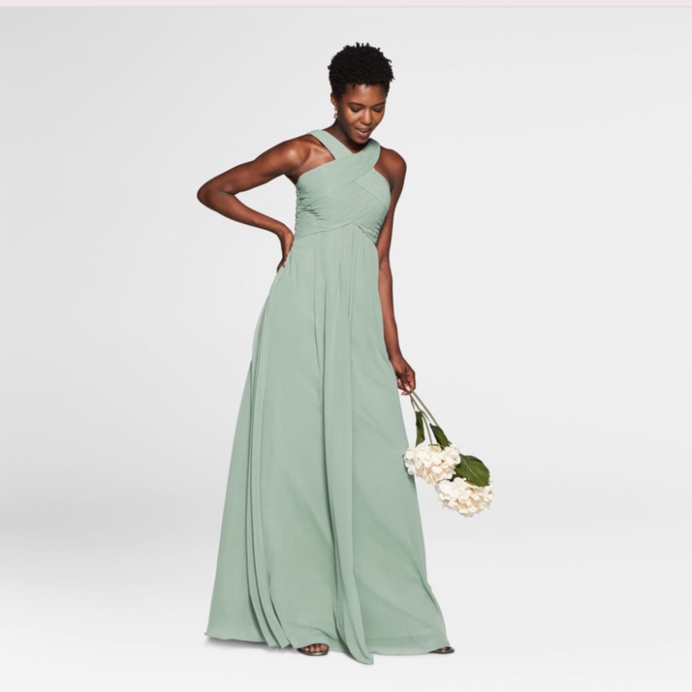 Blakley Evening Collective Sage Bridesmaid Dress
